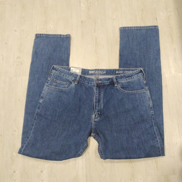 Denver Hayes Relaxed Fit Performance Jeans 42X38 bleu NWT - Picture 2 of 8